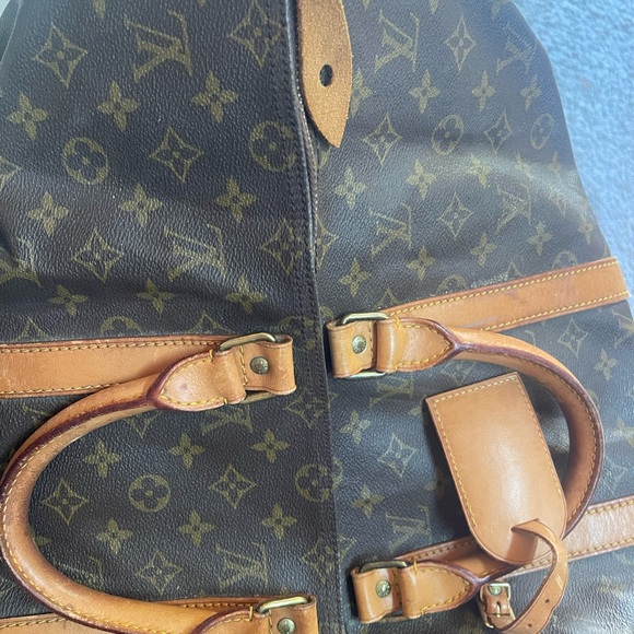 1983 MONOGRAM LOUIS VUITTON CANVAS KEEPALL 60 TRAVEL BAG MADE IN FRANCE w/tag - Picture 8 of 9